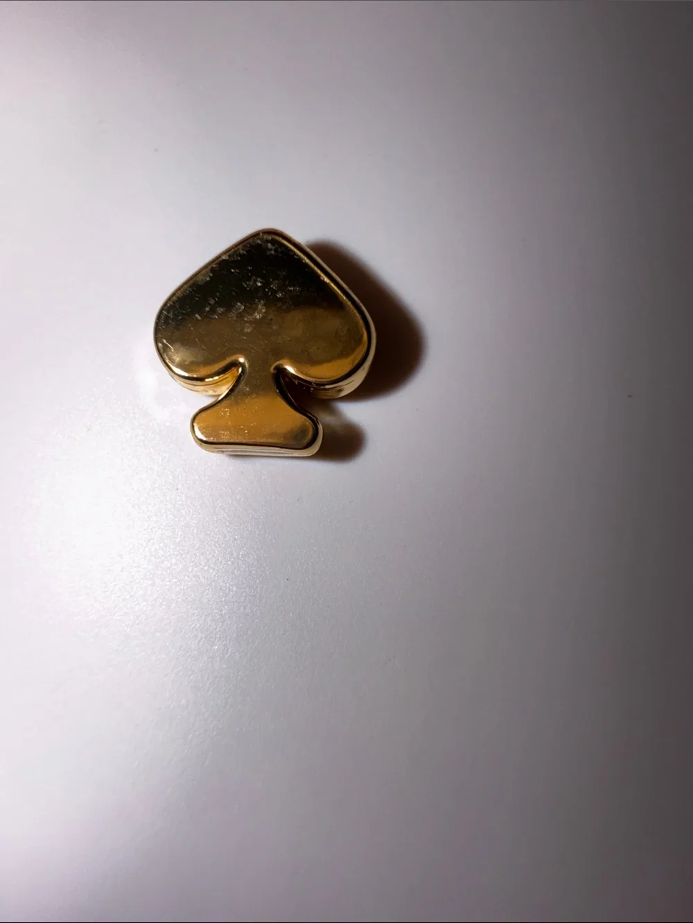 kate spade Gold Spade Outline Stud Earrings